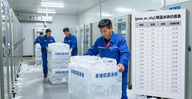 广州天河降温冰块多少钱一吨？本地制冰厂报价来了